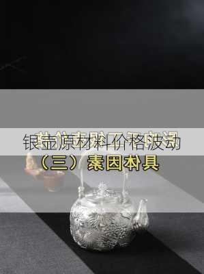 银壶原材料价格波动