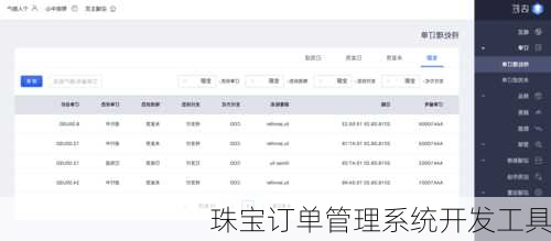 珠宝订单管理系统开发工具