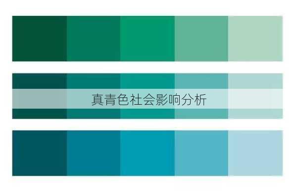 真青色社会影响分析