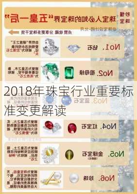 2018年珠宝行业重要标准变更解读