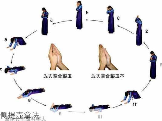 侧提壶拿法