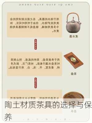 陶土材质茶具的选择与保养