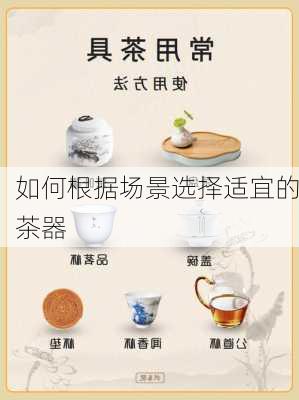 如何根据场景选择适宜的茶器