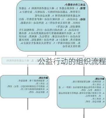 公益行动的组织流程