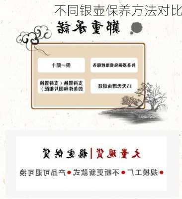 不同银壶保养方法对比