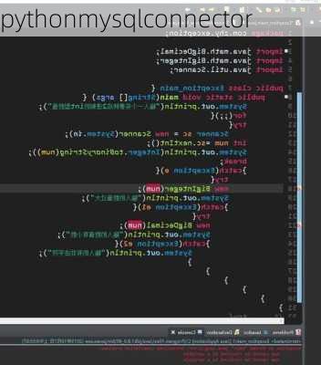 pythonmysqlconnector