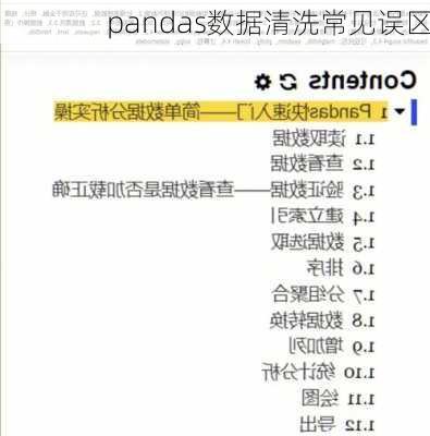 pandas数据清洗常见误区
