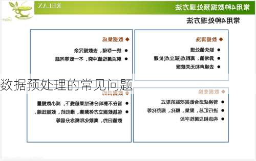 数据预处理的常见问题