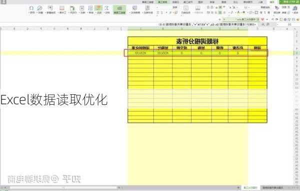 Excel数据读取优化