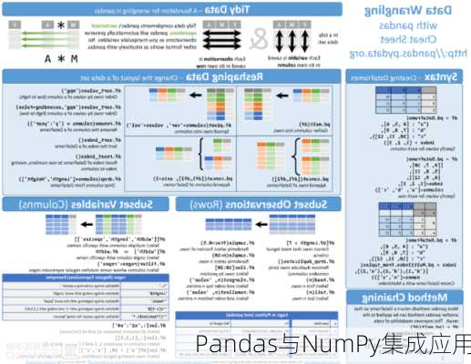 Pandas与NumPy集成应用