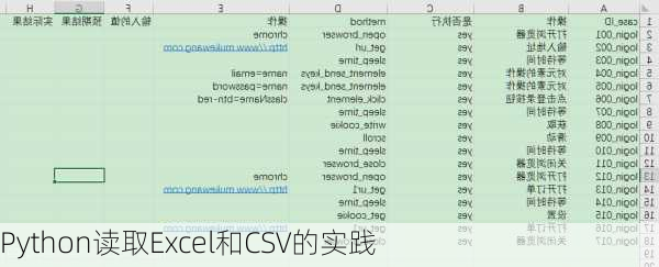 Python读取Excel和CSV的实践