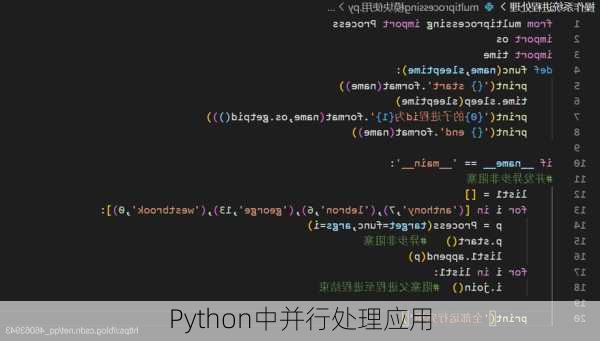 Python中并行处理应用