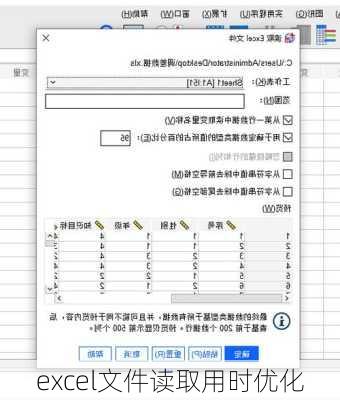 excel文件读取用时优化