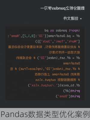 Pandas数据类型优化案例