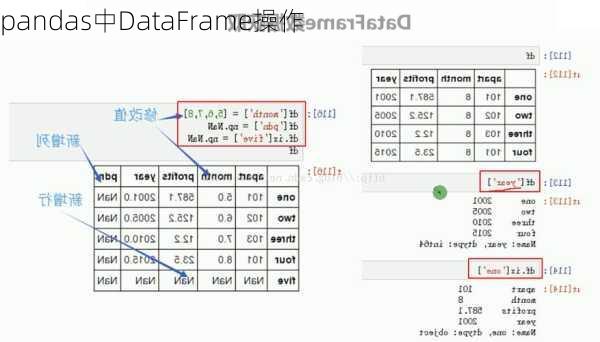 pandas中DataFrame操作