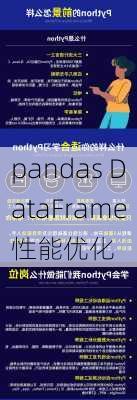 pandas DataFrame性能优化