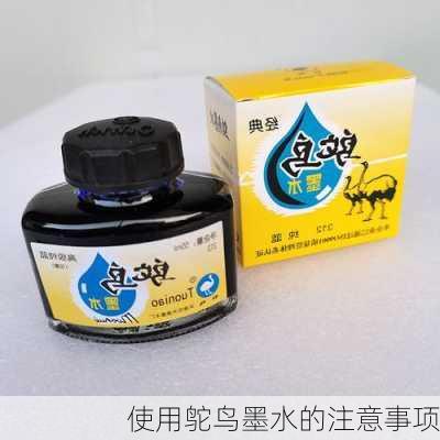使用鸵鸟墨水的注意事项