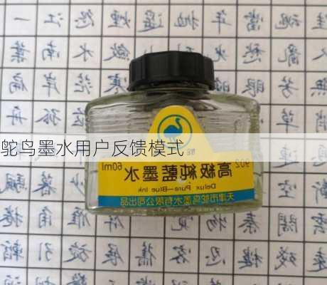 鸵鸟墨水用户反馈模式