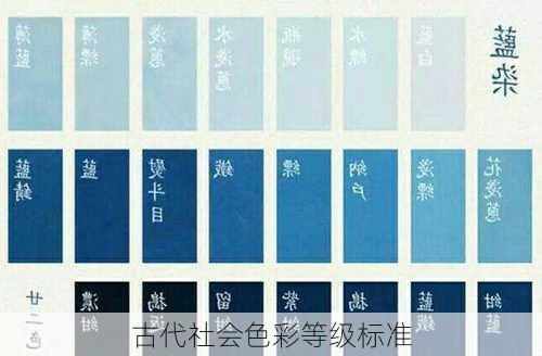 古代社会色彩等级标准