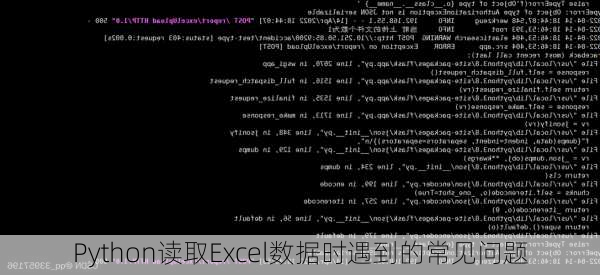 Python读取Excel数据时遇到的常见问题