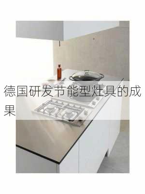 德国研发节能型灶具的成果