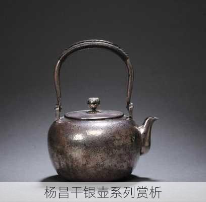 杨昌干银壶系列赏析