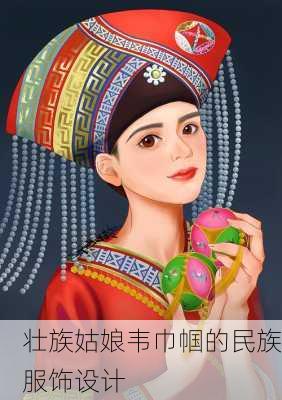 壮族姑娘韦巾帼的民族服饰设计
