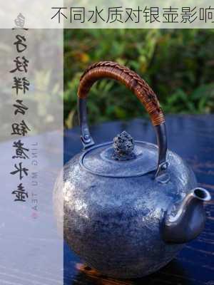 不同水质对银壶影响