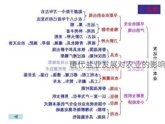 唐代盐业发展对农业的影响