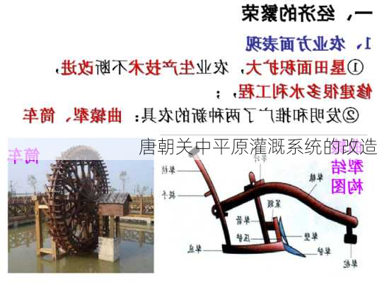 唐朝关中平原灌溉系统的改造
