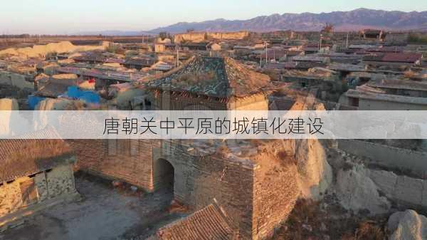 唐朝关中平原的城镇化建设