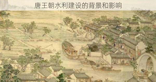 唐王朝水利建设的背景和影响