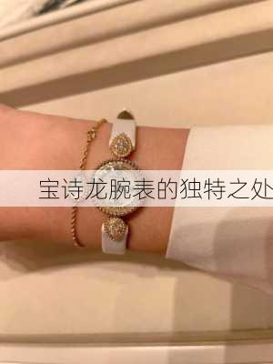 宝诗龙腕表的独特之处