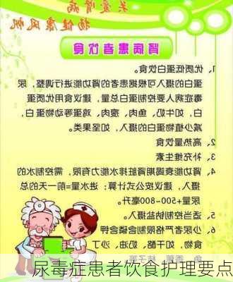 尿毒症患者饮食护理要点