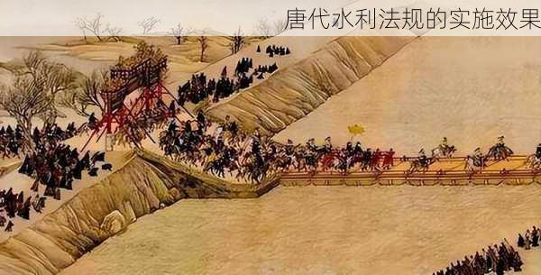 唐代水利法规的实施效果