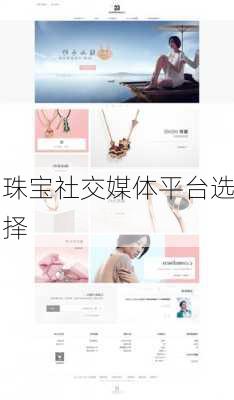 珠宝社交媒体平台选择