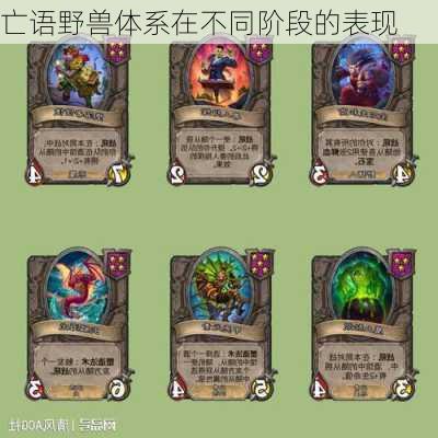 亡语野兽体系在不同阶段的表现