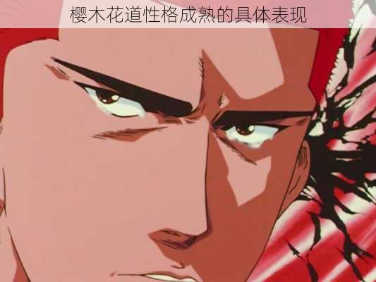 樱木花道性格成熟的具体表现