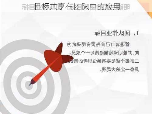 目标共享在团队中的应用