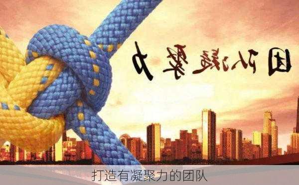 打造有凝聚力的团队