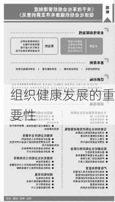 组织健康发展的重要性