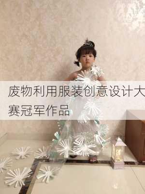 废物利用服装创意设计大赛冠军作品