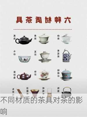 不同材质的茶具对茶的影响