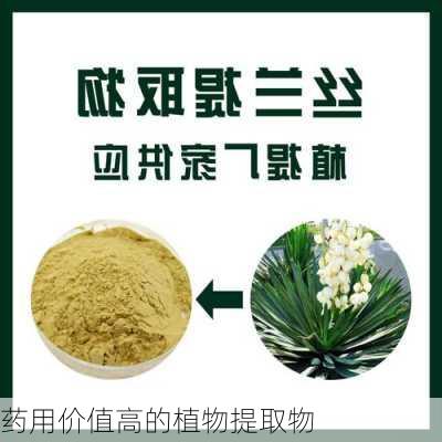 药用价值高的植物提取物