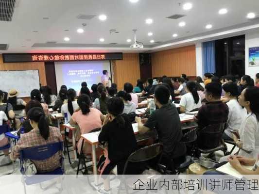 企业内部培训讲师管理