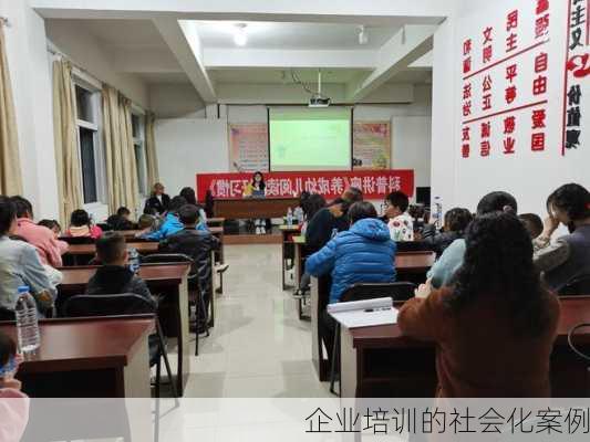 企业培训的社会化案例