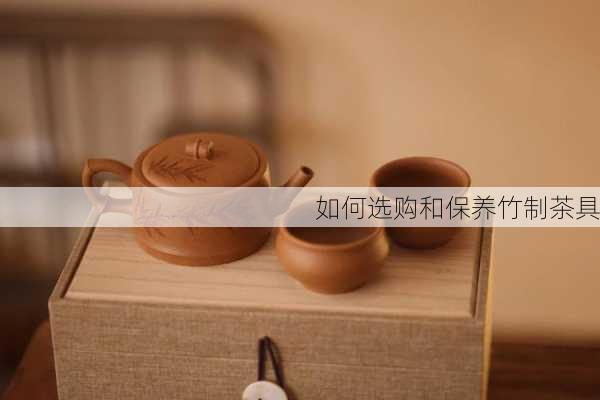 如何选购和保养竹制茶具