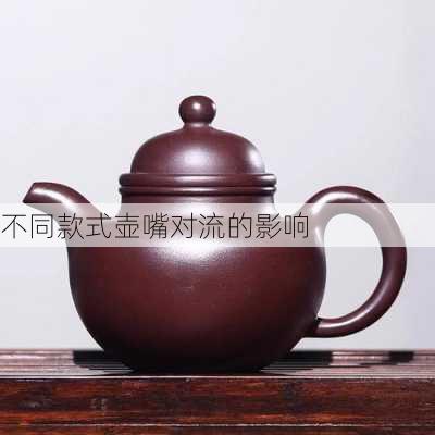 不同款式壶嘴对流的影响