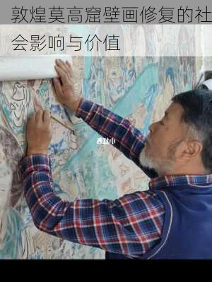 敦煌莫高窟壁画修复的社会影响与价值