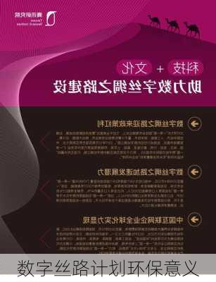 数字丝路计划环保意义